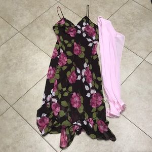 Brand New - Women’s Summer Dress With Scarf Size L